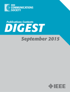 September 2015 - IEEE Communications Society