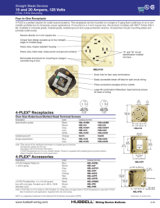 Hubbell Wiring Device-Kellems IG420 Datasheet