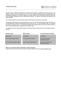 IGCSE English June 2009 Paper 3