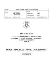 Faculty : FACULTY OF ELECTRICAL ENGINEERING