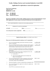 QLD BOR Registration Application