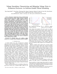 Voltage Smoothing: Characterizing and Mitigating Voltage Noise in