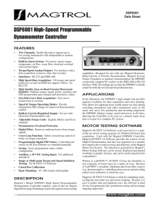 DSP6001 High Speed Programmable Dynamometer