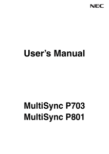 User`s Manual