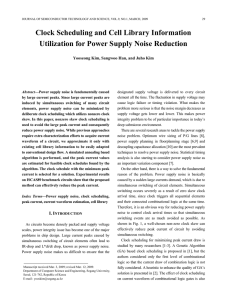 Clock Scheduling and Cell Library Information Utilization for Power