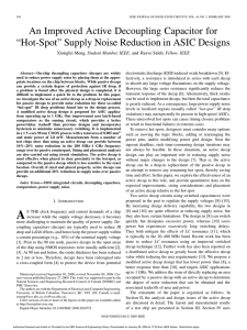 “Hot-Spot” Supply Noise Reduction in ASIC Designs