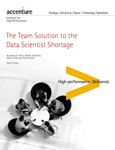 The Team Solution to the Data Scientist Shortage