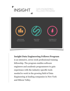 White Paper - Insight Data Engineering Fellows Program