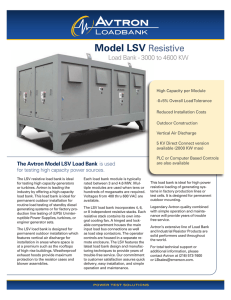 Model LSV Resistive