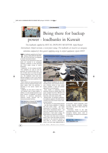 loadbanks in Kuwait - Metal Deploye Resistor