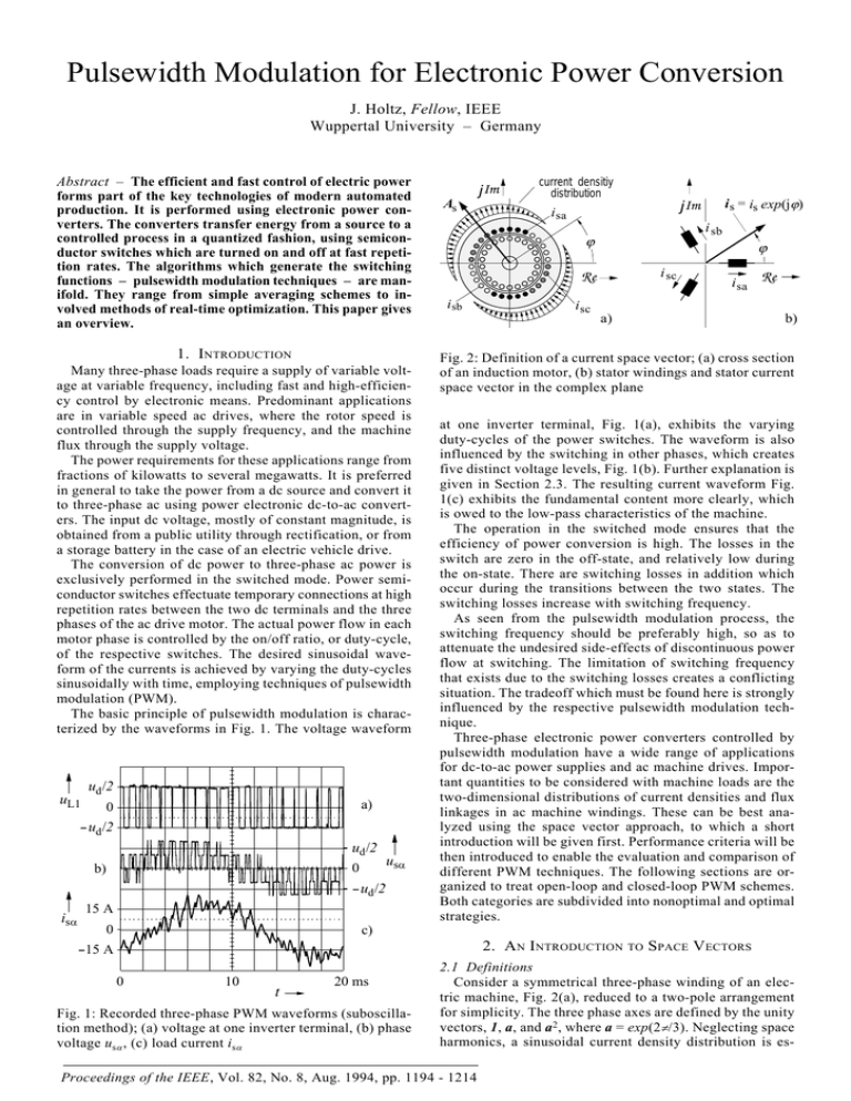 Paper: Pulsewidth Modulation for Electronic Power Conversion