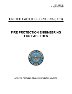 UFC 3-600-01 Fire Protection Engineering for Facilities