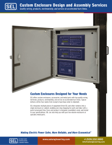 Custom Enclosure Design and Assembly Services