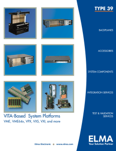 Type 39 VITA-Based System Platforms