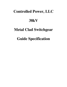 Guide Specifications - Myers Power Products