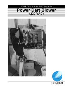 Power Dart Blower - Condux International