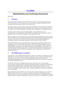 Standardization and Conformity Assessment