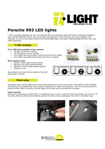 Porsche 993 LE LED lights