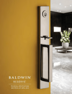 Baldwin Reserve Price Book (Effective April 4,2016)