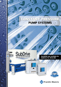 SubDrive QuickPAK Technical Brochure