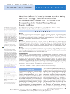 American Society of Clinical Oncology Clinical Practice Guideline