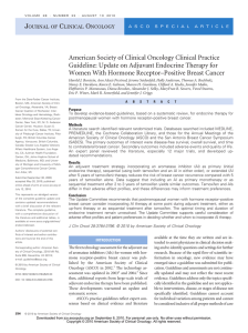American Society of Clinical Oncology Clinical - Serveur UNT-ORI