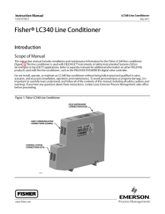 Fisher LC340 Line Conditioner
