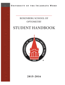 student handbook - University of the Incarnate Word