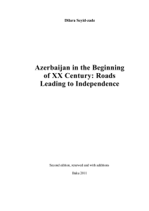 Azerbaijan in the Beginning of XX Century