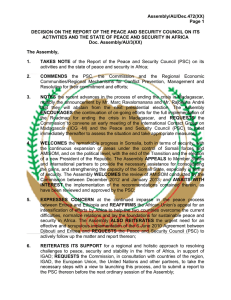 Assembly/AU/Dec.472(XX) - African Union