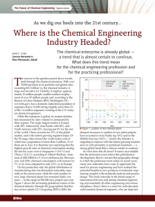 Where is the Chemical Engineering Industry Headed?