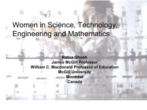 Women in Science, Engineering, Technology and
