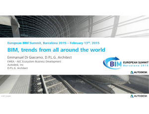 BIM, trends from all around the world