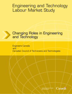 Changing Roles in Engineering and Technology