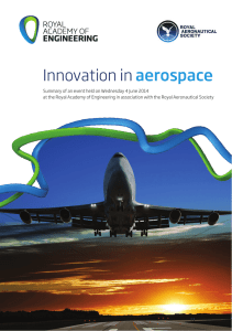 Innovation in aerospace - Royal Academy of Engineering