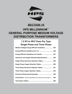 hps millennium™ general purpose medium voltage distribution