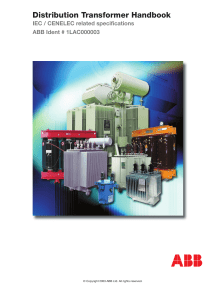 Distribution Transformer Handbook IEC / CENELEC related