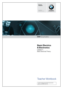 Lesson 1: Basic Electrical Theory