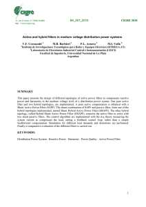 1 Active and hybrid filters in medium voltage distribution power