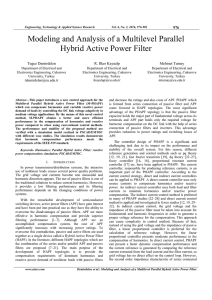 Modeling and Analysis of a Multilevel Parallel Hybrid Active Power