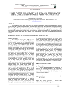 power factor improvement and harmonic