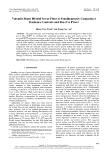 Versatile Shunt Hybrid Power Filter to Simultaneously Compensate