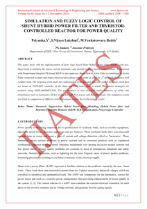 simulation and fuzzy logic control of shunt hybrid power filter and