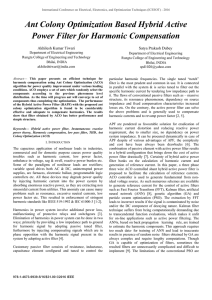 Ant Colony Optimization Based Hybrid Active Power Filter