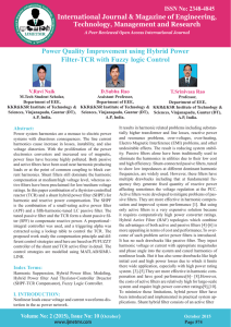 Power Quality Improvement using Hybrid Power Filter