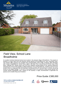 Field View, School Lane Broadholme