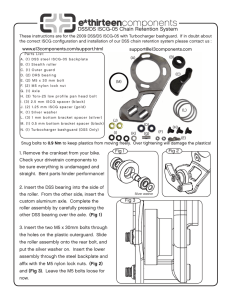 DSS/DS ISCG-05 Chain Retention System