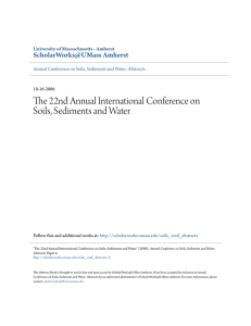 The 22nd Annual International Conference on Soils, Sediments and