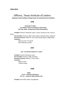 TIL Officers 1939 to Present