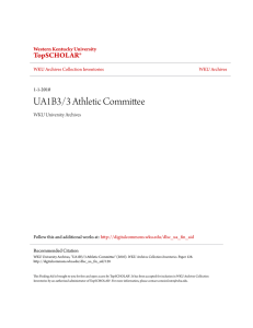 UA1B3/3 Athletic Committee - TopSCHOLAR